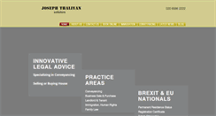 Desktop Screenshot of jtsolicitors.com