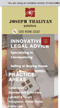 Mobile Screenshot of jtsolicitors.com